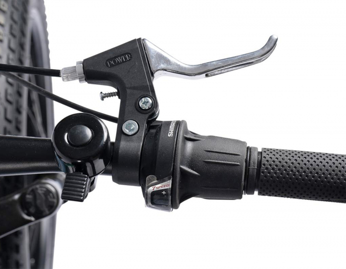 Bicicleta Fat Bike 20" VELORS Hercules, cadru otel 13.5", manete RevoShift, frane disc, 7 viteze [6]