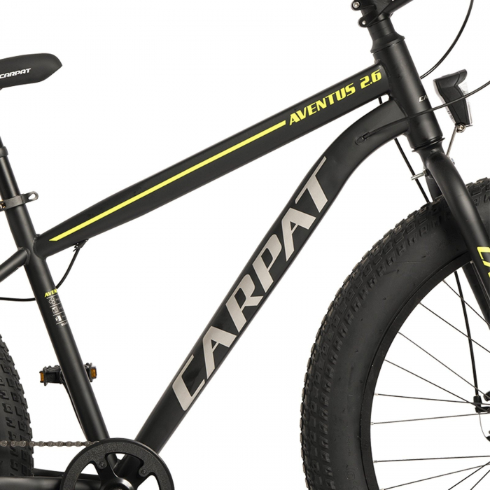 Bicicleta Fat Bike 26" CARPAT Aventus 2.6, cadru otel, manete RevoShift, frane disc, 7 viteze [10]