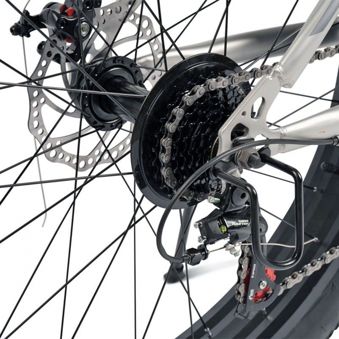 Bicicleta Fat Bike 26" CARPAT Aventus 2.6, cadru otel, manete RevoShift, frane disc, 7 viteze [8]