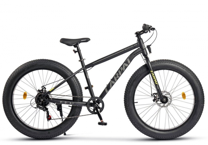 Bicicleta Fat Bike 26" CARPAT Aventus 2.6, cadru otel, manete RevoShift, frane disc, 7 viteze [2]