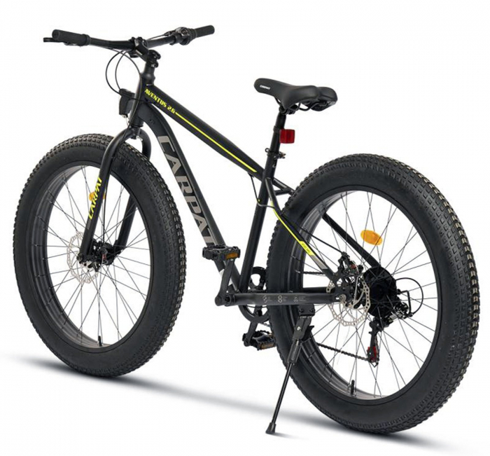 Bicicleta Fat Bike 26" CARPAT Aventus 2.6, cadru otel, manete RevoShift, frane disc, 7 viteze [3]