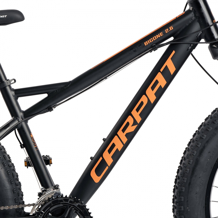 Bicicleta Fat Bike 26" CARPAT BigOne 2.6, cadru aluminiu, manete secventiale, frane disc, 16 viteze [12]