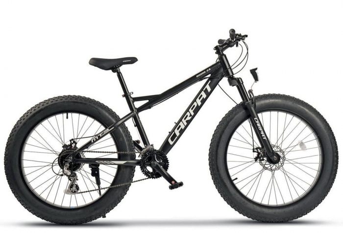 Bicicleta Fat Bike 26" CARPAT BigOne 2.6, cadru aluminiu, manete secventiale, frane disc, 16 viteze [1]