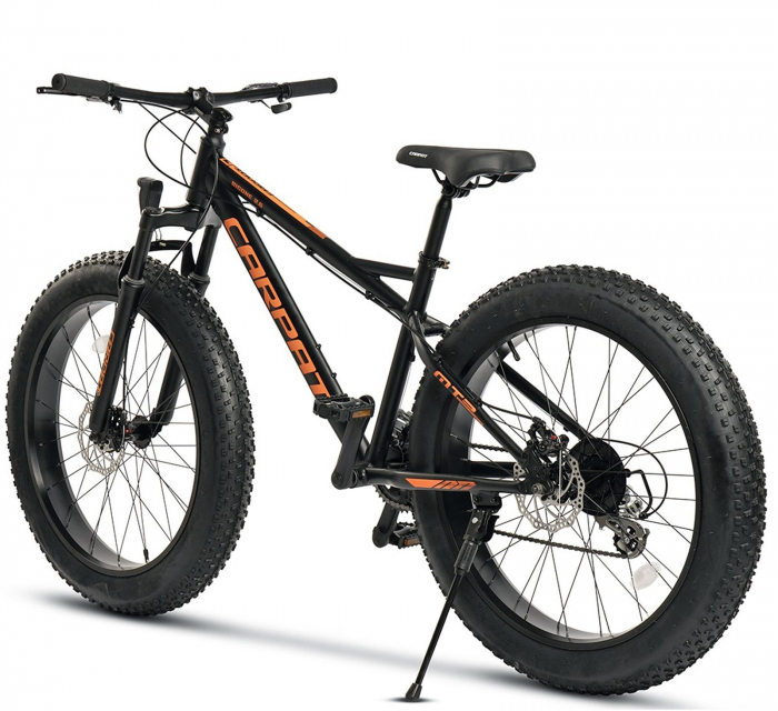 Bicicleta Fat Bike 26" CARPAT BigOne 2.6, cadru aluminiu, manete secventiale, frane disc, 16 viteze [3]
