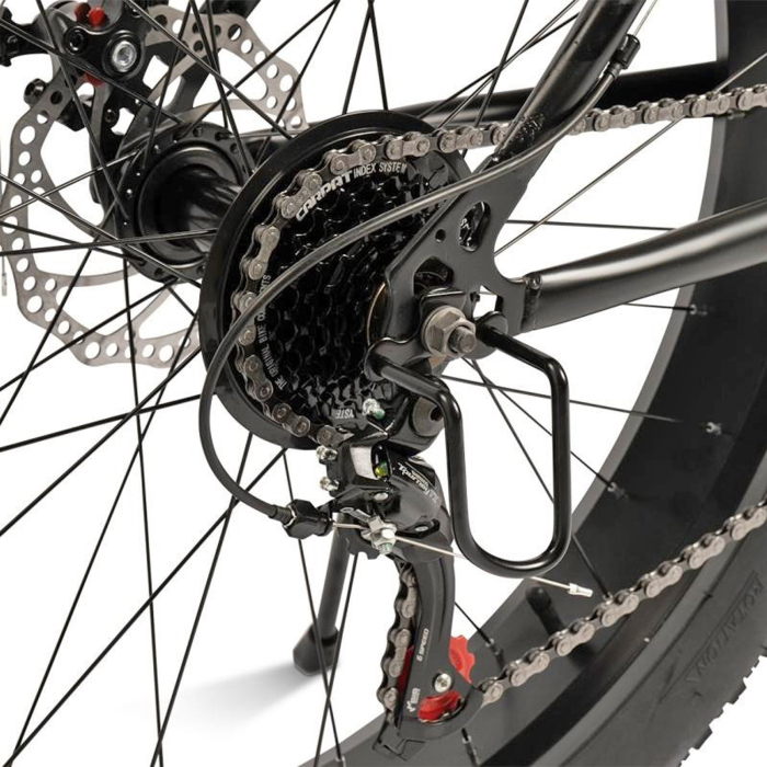 Bicicleta Fat Bike 26" VELORS Hercules, cadru otel, manete RevoShift, frane disc, 21 viteze [10]