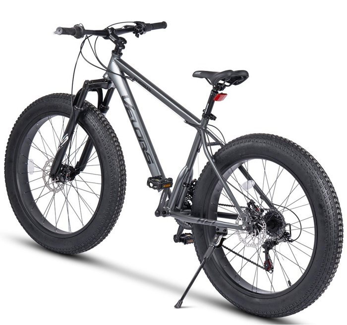 Bicicleta Fat Bike 26" VELORS Hercules, cadru otel, manete RevoShift, frane disc, 21 viteze [3]