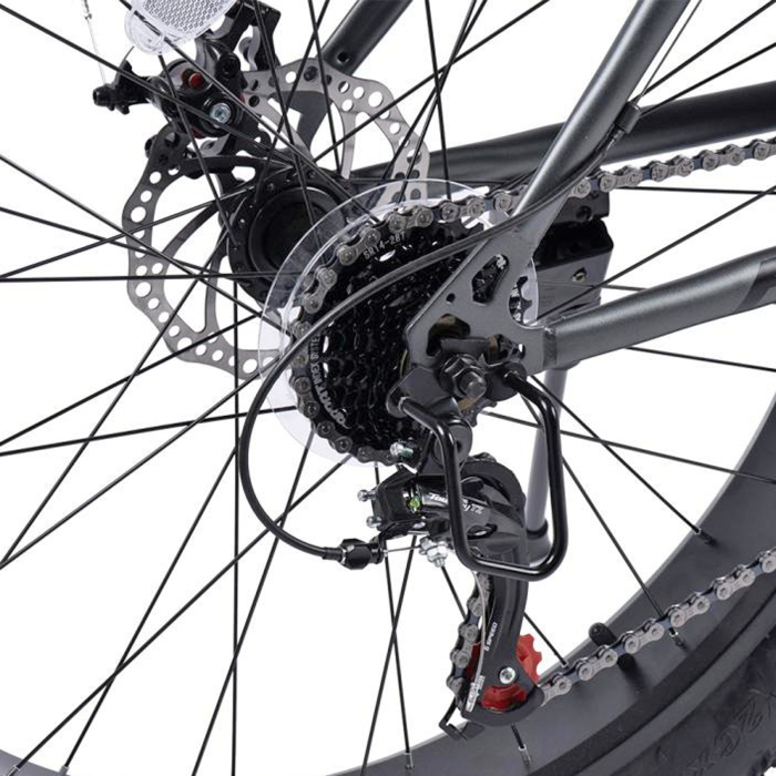 Bicicleta Fat Bike 26" VELORS Hercules, cadru otel, manete RevoShift, frane disc, 21 viteze [9]