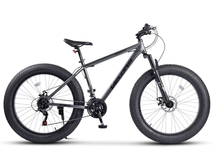 Bicicleta Fat Bike 26" VELORS Hercules, cadru otel, manete RevoShift, frane disc, 21 viteze [2]
