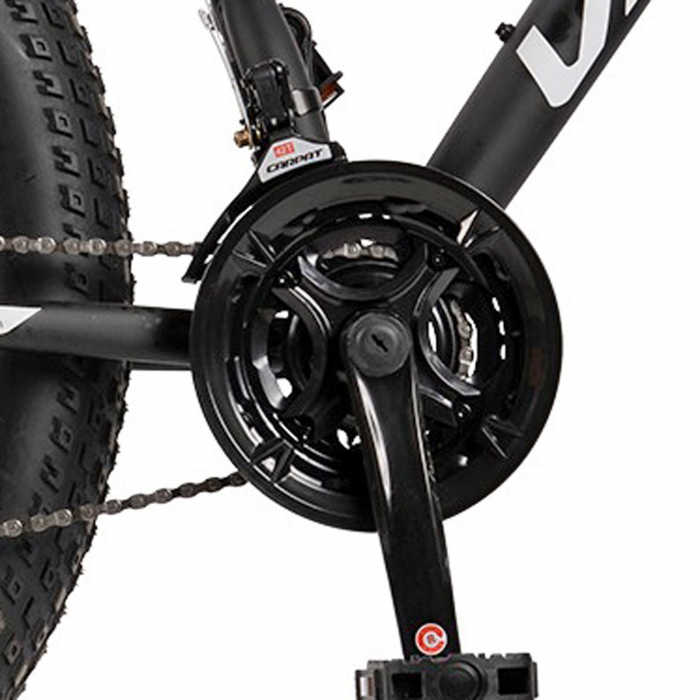 Bicicleta Fat Bike 26" VELORS Mars, cadru otel 17", manete RevoShift, frane disc, 21 viteze [7]