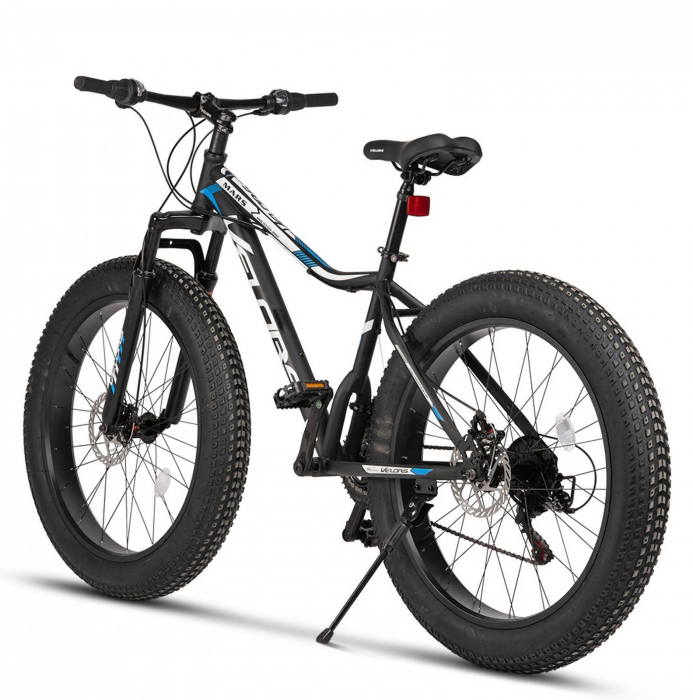 Bicicleta Fat Bike 26" VELORS Mars, cadru otel 17", manete RevoShift, frane disc, 21 viteze [3]