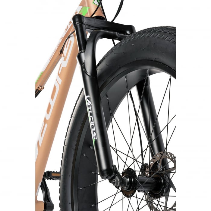 Bicicleta Fat Bike 26" VELORS Mars, cadru otel 17", manete RevoShift, frane disc, 21 viteze [4]
