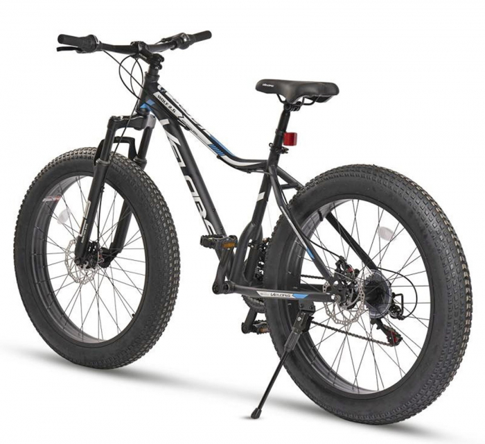 Bicicleta Fat Bike 26" VELORS Wolf 2.6, cadru otel, manete RevoShift, frane disc, 21 viteze [3]