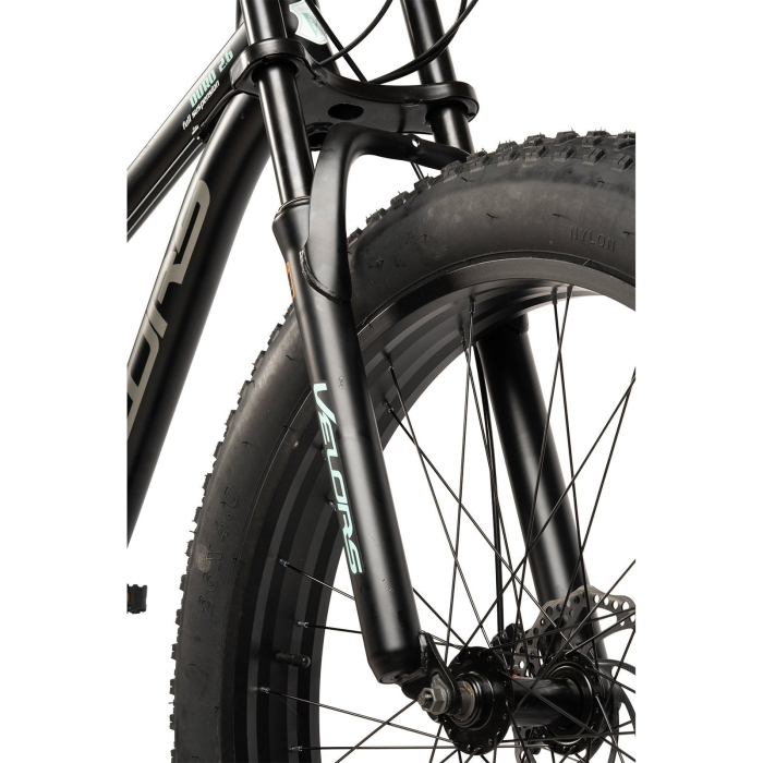 Bicicleta Fat Bike full-suspension 26" VELORS Duro 2.6, cadru otel 17", manete secventiale, frane disc, 21 viteze [4]