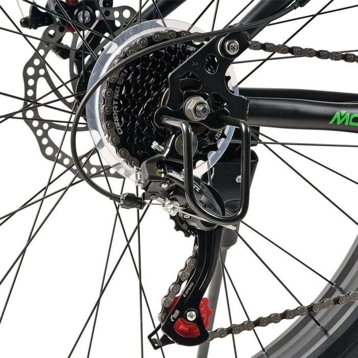 Bicicleta Fat Bike full-suspension 26" VELORS Duro 2.6, cadru otel 17", manete secventiale, frane disc, 21 viteze [9]