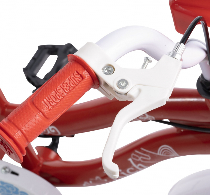 Bicicleta copii 12" RICH BABY R1208A rosu, varsta 2-4 ani [5]