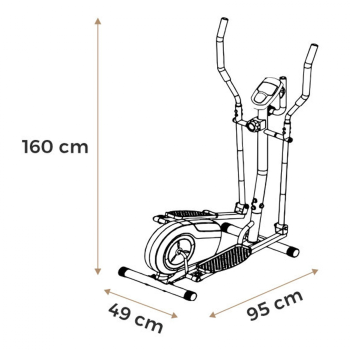 Bicicleta fitness eliptica SPOKEY Planet [12]