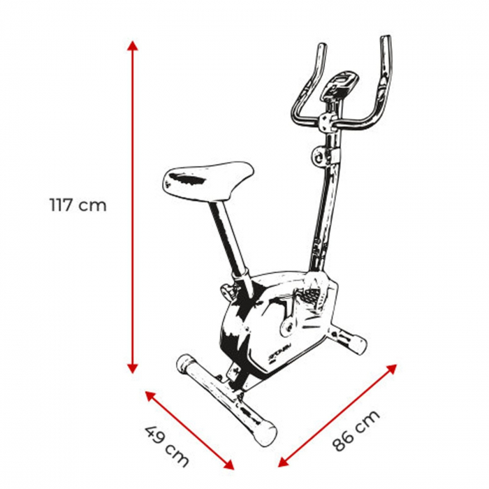 Bicicleta fitness magnetica semiprofesionala cu tehnologie Optimized Power GRADIOR+ [17]