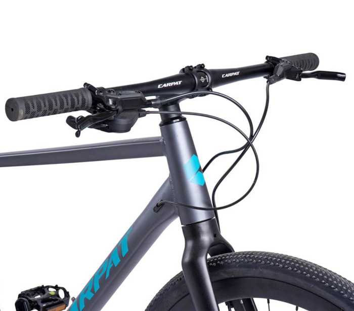 Bicicleta gravel 28" CARPAT Adv, cadru aluminiu, manete secventiale, frane hidraulice, 10 viteze [5]