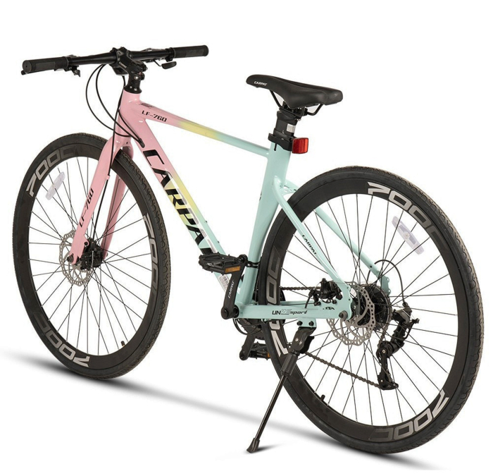 Bicicleta gravel 28" CARPAT LF-760, cadru aluminiu 17", manete secventiale, frane disc, 24 viteze [3]