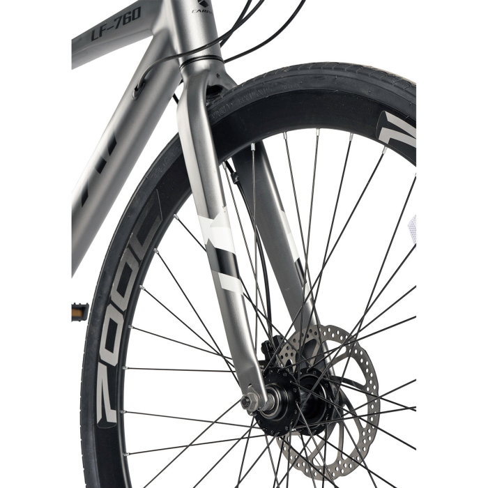 Bicicleta gravel 28" CARPAT LF-760, cadru aluminiu 17", manete secventiale, frane disc, 24 viteze [4]
