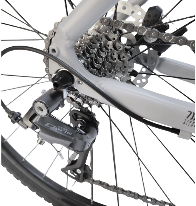 Bicicleta gravel 28" DEVRON 2.0, cadru aluminiu, manete ergopower, frane disc, 16 viteze [6]