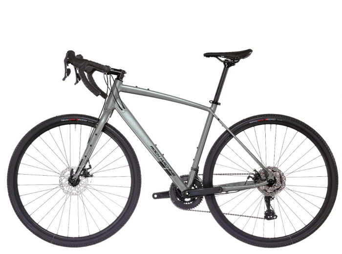 Bicicleta gravel 28" ROCK MACHINE Lukk 40, cadru aluminiu, manete ergopower, frane disc, 20 viteze, gloss granite green [4]