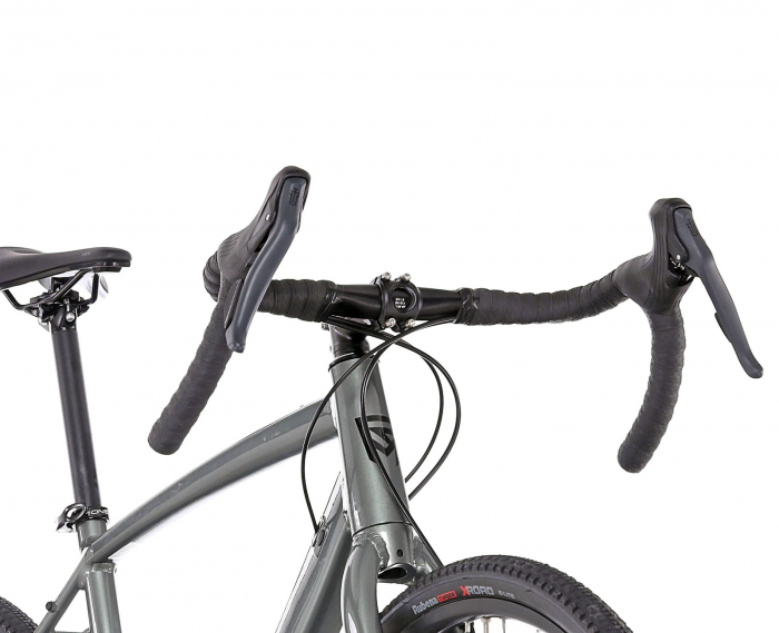 Bicicleta gravel 28" ROCK MACHINE Lukk 40, cadru aluminiu, manete ergopower, frane disc, 20 viteze, gloss granite green [5]