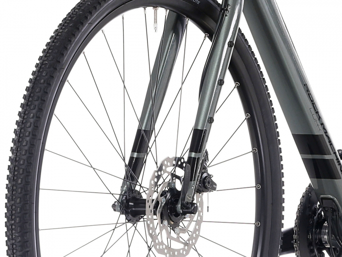 Bicicleta gravel 28" ROCK MACHINE Lukk 40, cadru aluminiu, manete ergopower, frane disc, 20 viteze, gloss granite green [6]