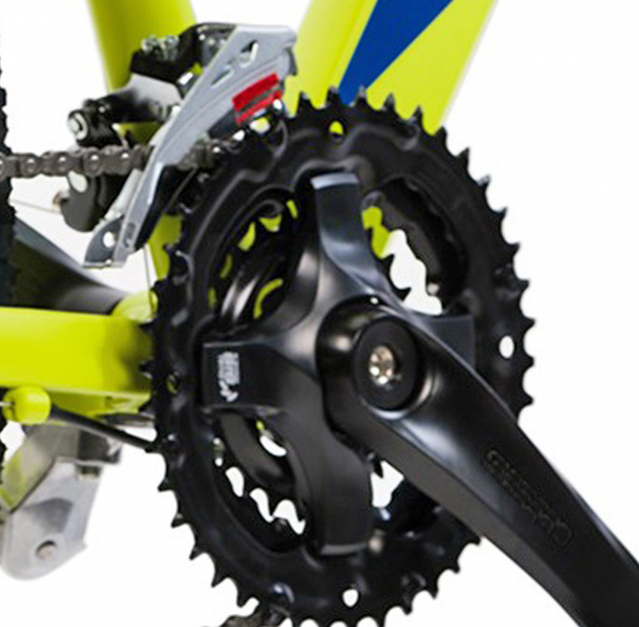 Bicicleta MTB-HT 27.5" COLINELLI 2725, cadru aluminiu 18", manete secventiale, frane disc, 24 viteze, verde fluo [4]