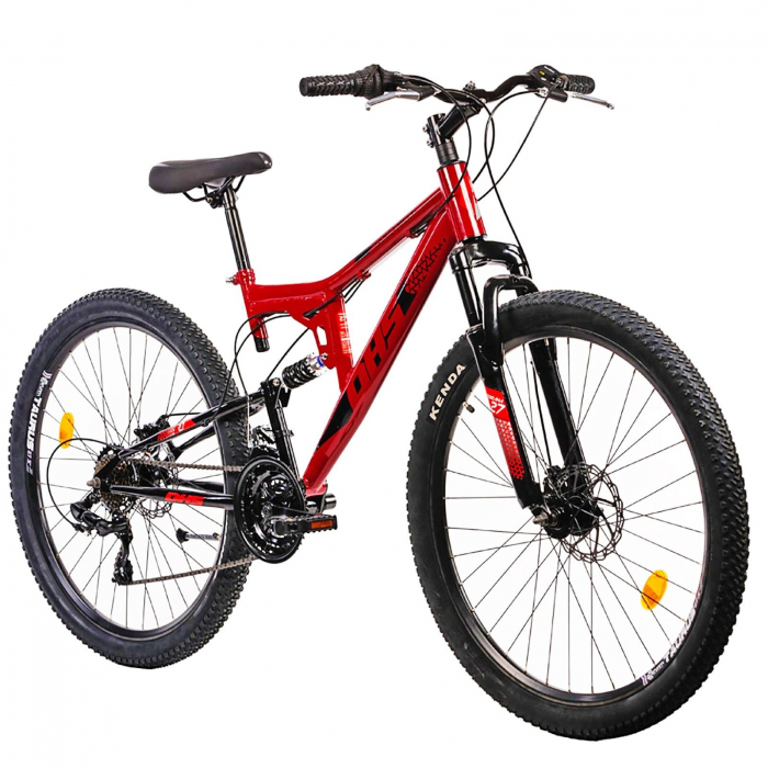 Bicicleta MTB-FS 27.5" COLINELLI 2743, cadru otel 16.5", manete revoshift, frane disc, 21 viteze [2]