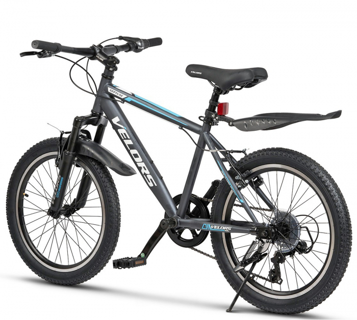 Bicicleta copii MTB-HT 20" VELORS Neptune 2.0, cadru otel, manete RevoShift, frane V-Brake, 7 viteze, varsta 7-10 ani [3]