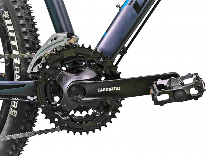 Bicicleta MTB-HT 27.5" DEVRON RIddle RM0.7, cadru aluminiu 16.5", manete secventiale, frane hidraulice, 21 viteze, gri/albastru [6]