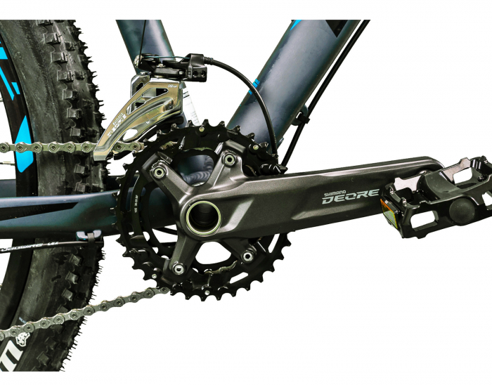 Bicicleta MTB-HT 27.5" DEVRON Riddle RM3.7, cadru aluminiu 19.5", manete secventiale, frane hidraulice, 20 viteze, gri/albastru [5]