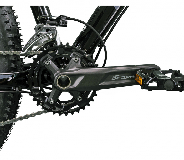 Bicicleta MTB-HT 27.5" DEVRON Riddle RM3.7, cadru aluminiu 18", manete secventiale, frane hidraulice, 20 viteze, negru/verde [5]