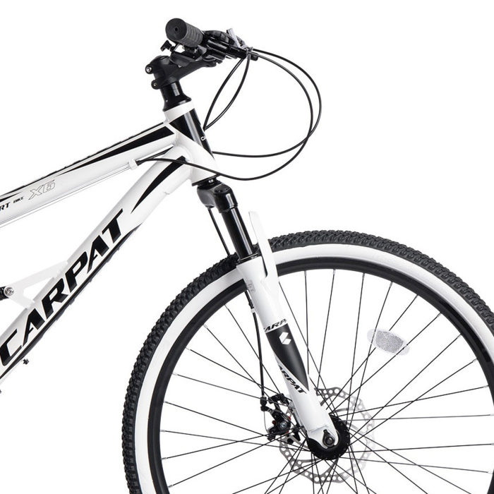 Bicicleta MTB-FS 24" CARPAT X6, cadru otel 15", manete secventiale, frane disc, 21 viteze [5]