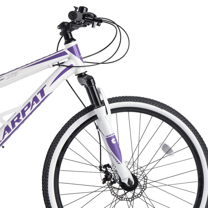 Bicicleta MTB-FS 24" CARPAT X6, cadru otel 15", manete secventiale, frane disc, 21 viteze [5]