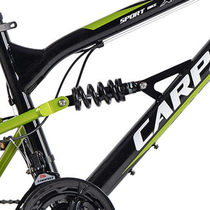 Bicicleta MTB-FS 24" CARPAT X6, cadru otel 15", manete secventiale, frane disc, 21 viteze [9]