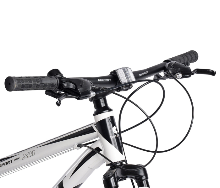 Bicicleta MTB-FS 24" CARPAT X6, cadru otel 15", manete secventiale, frane disc, 21 viteze [6]