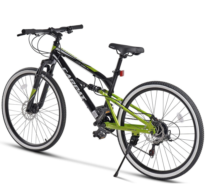 Bicicleta MTB-FS 24" CARPAT X6, cadru otel 15", manete secventiale, frane disc, 21 viteze [3]