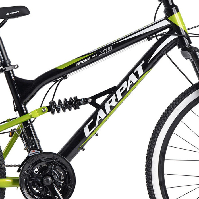 Bicicleta MTB-FS 24" CARPAT X6, cadru otel 15", manete secventiale, frane disc, 21 viteze [10]