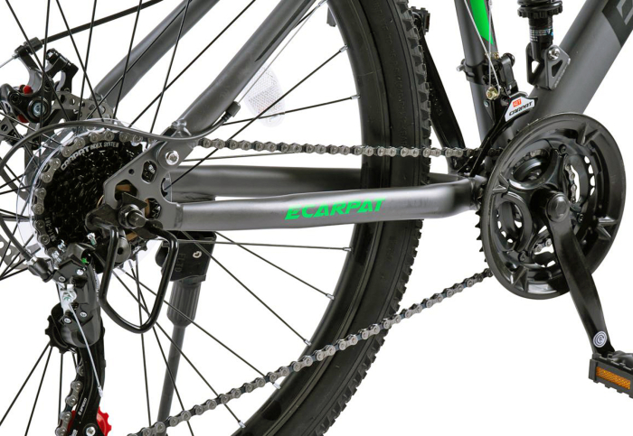 Bicicleta MTB-FS 24" E-CARPAT, cadru otel 14.5", manete revoshift, frane disc, 21 viteze [7]