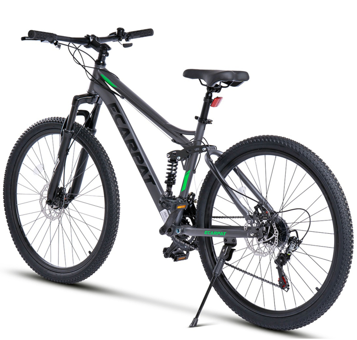 Bicicleta MTB-FS 24" E-CARPAT, cadru otel 14.5", manete revoshift, frane disc, 21 viteze [3]
