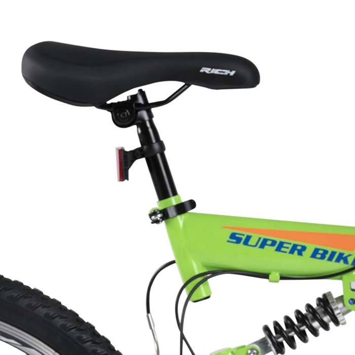 Bicicleta MTB-FS 24" RICH Alpin 2.4, cadru otel 16.5", frane V-Brake, 18 viteze [8]