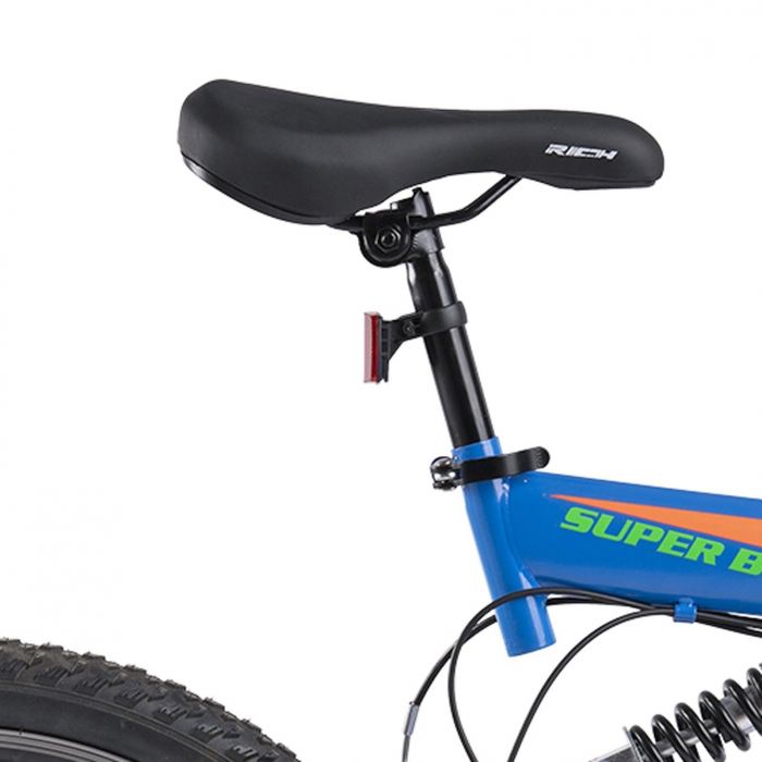 Bicicleta MTB-FS 24" RICH Alpin 2.4, cadru otel 16.5", frane V-Brake, 18 viteze [10]