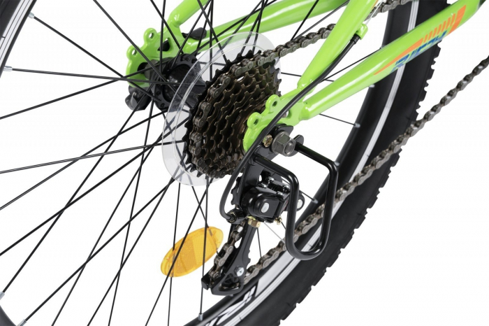 Bicicleta MTB-FS 24" RICH Alpin 2.4, cadru otel 16.5", frane V-Brake, 18 viteze [6]