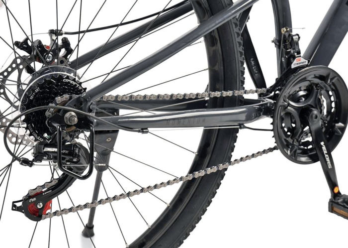 Bicicleta MTB-FS 24" VELORS Trail 2.4, cadru otel 16", manete secventiale, frane disc, 21 viteze [7]