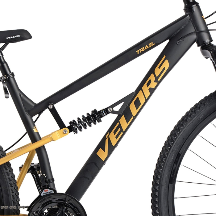 Bicicleta MTB-FS 24" VELORS Trail 2.4, cadru otel 16", manete secventiale, frane disc, 21 viteze [11]