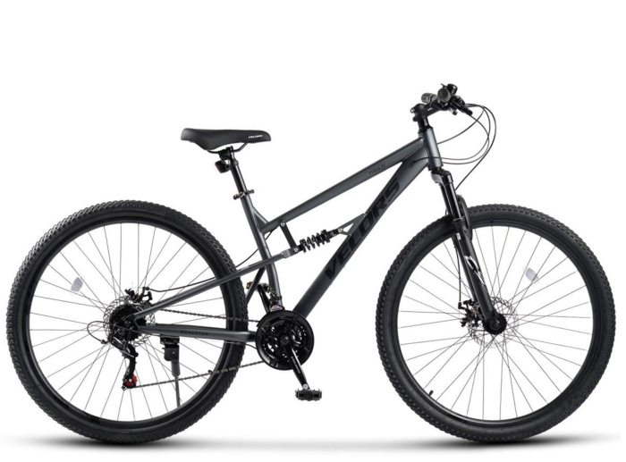 Bicicleta MTB-FS 24" VELORS Trail 2.4, cadru otel 16", manete secventiale, frane disc, 21 viteze [2]
