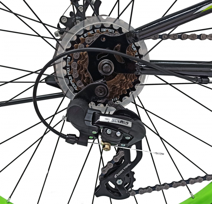 Bicicleta MTB-FS 26" ADVENTURE GTX, cadru otel 15", manete secventiale, frane disc, 21 viteze [9]