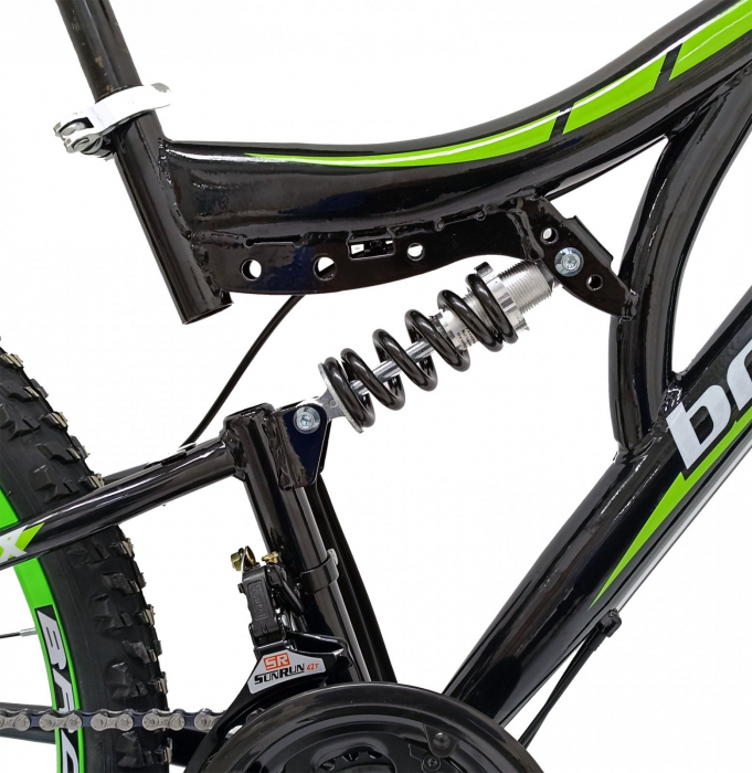 Bicicleta MTB-FS 26" ADVENTURE GTX, cadru otel 15", manete secventiale, frane disc, 21 viteze [11]